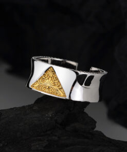 Women's Heavy Industry Color Matching Ring
